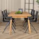 Matgrupp Venture Home Julle med 6 Sally Matstolar