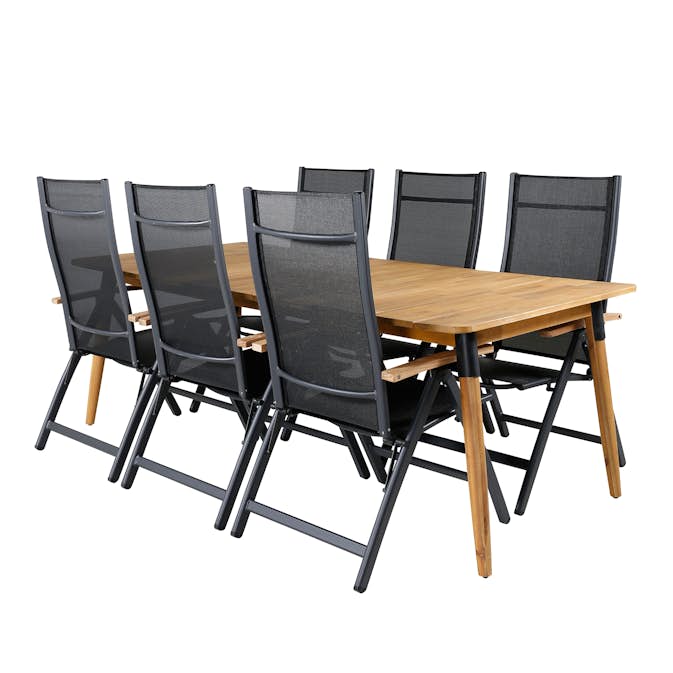 Matgrupp Venture Design Julle med 6 Poda Matstolar