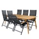 Matgrupp Venture Design Julle med 6 Poda Matstolar