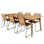 Matgrupp Utomhus Venture Home Julle med 6 Boy Trädgårdsstolar