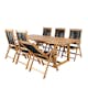 Matgrupp Venture Design Plarra med 6 Peder Matstolar
