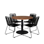 Matgrupp Venture Home Cot med 4 Lindos Stolar