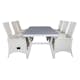 Matgrupp Utomhus Venture Home Virya 160x90 cm med 6 Padova ReclinerUtefåtöljer