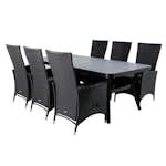 Matgrupp Utomhus Venture Home Vyn med 6 Pam Trädgårdsstolar