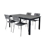 Matgrupp Venture Home Lova 160 med 4 Leon Matstolar