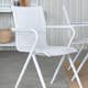 Matgrupp Venture Design Aleyna 152 Vit med 4 Aspen Matstolar