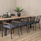Matgrupp Venture Home Perla med 8 Douglas Matstolar