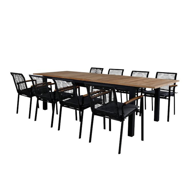 Matgrupp Venture Home Perla med 8 Douglas Matstolar