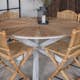 Matgrupp Venture Home Mendi Rund med 4 Cane Stolar