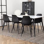 Matgrupp Venture Home Jolie med 6 Pobbie Stolar Järn