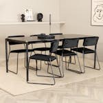 Matgrupp Venture Home Paris med 6 Kungshamn Stolar