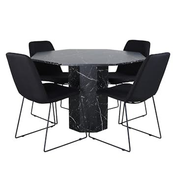 Matgrupp Venture Home Monte Carlo med 4 Muscot Stolar