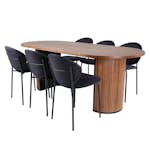 Matgrupp Venture Home Bianca med 6 Valor Stolar