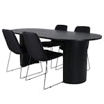 Matgrupp Venture Home Bianca med 4 Muscot Stolar