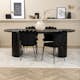 Matgrupp Venture Home Bianca med 4 Limhamn Light Stolar