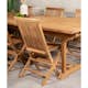 Matgrupp Venture Design Kenya 195-295x110 Teak med 6 Kenya Fällbara Stolar