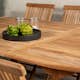 Matgrupp Venture Home Kenya 180-240x120 Teak med 8 Fällbara Stolar