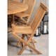 Matgrupp Venture Home Kenya 180-240x120 Teak med 8 Fällbara Stolar
