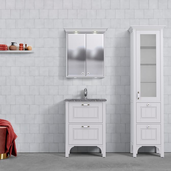 Tvättställsskåp Björbo Badrum Saga Enkel Kompakt