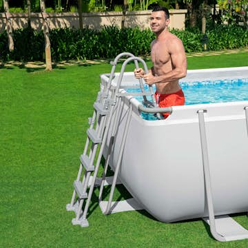 Säkerhetsstege Planet Pool Ovanmark 122 cm