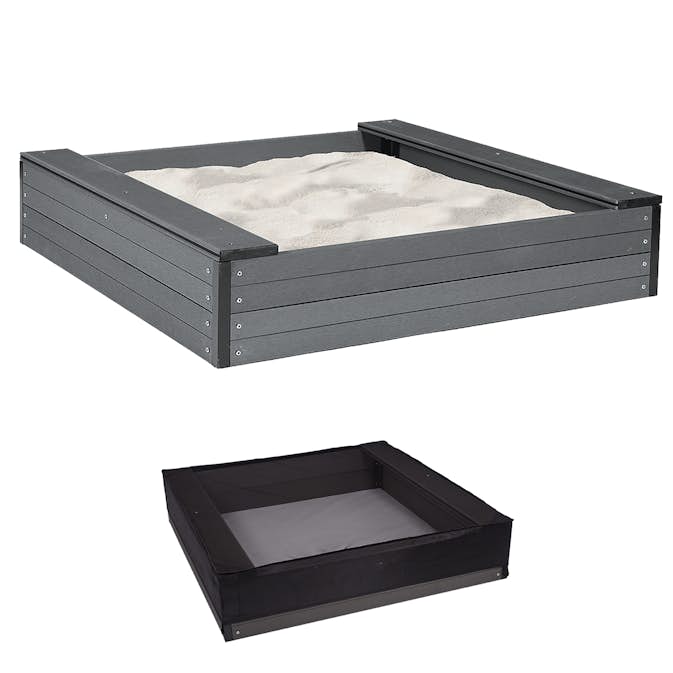 Sandlåda Nordic Play 120X120 cm Inkl. Nät