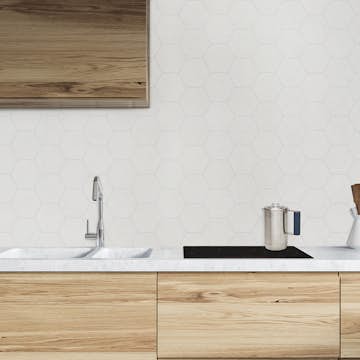 Väggskiva BerryAlloc Kitchen Wall Sandsten Hexagon