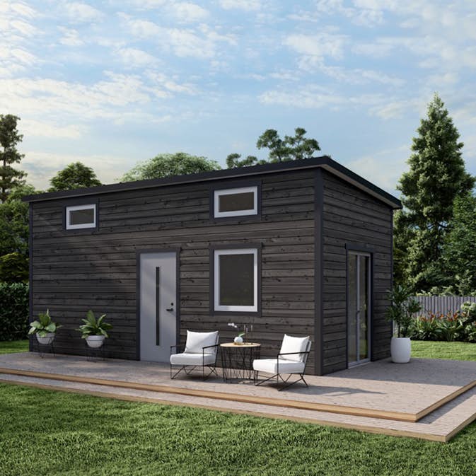 Nyckelfärdigt Attefallshus Attefallsbostaden Siri 30 m2 (40 m2 ink loft)