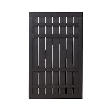 Skärmgrind PLUS Rustik 100x158 cm Svart