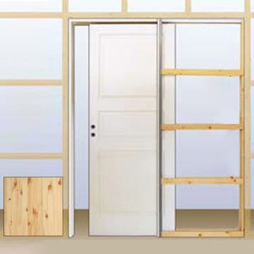 Skjutdörrskarm Br. Johansson Obehandlad Furu