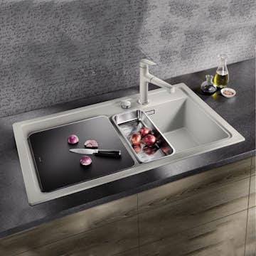 Sköljskål Blanco Rostfritt stål 361 x 167 mm