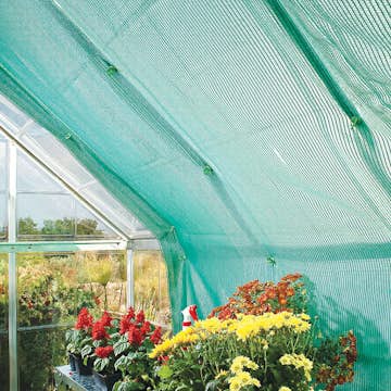 Skuggnät gop 184x240 med Monteringskrokar för Växthus