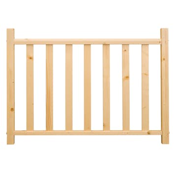 Skyddsräcke Byggera Square Wood