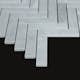 Mosaik Tenfors Marmor Fishbone Light Grey 2x10 cm