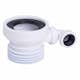 Snålspolande Toalettstol Wostman EcoFlush 1 L med WC-stos