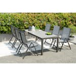 Matgrupp LifestyleGarden Solana 200 cm med 6 Positionsstolar