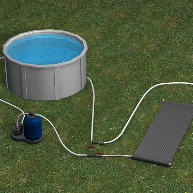 Solvärmare Planet Pool Solfångare för Ovanmarkspool