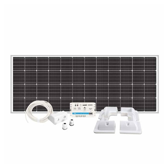 Solpanelspaket Sunwind 120 W Husvagn och Husbil Hörn