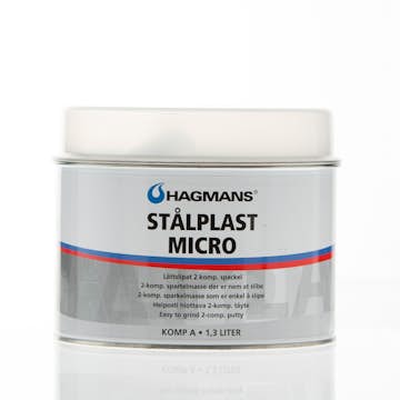 Spackel Hagmans Stålplast Micro