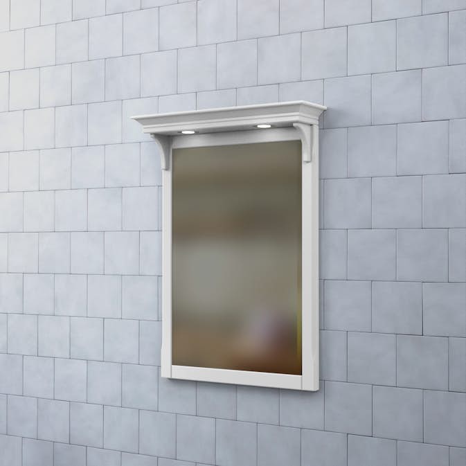 Spegel Björbo Badrum Saga med Belysning