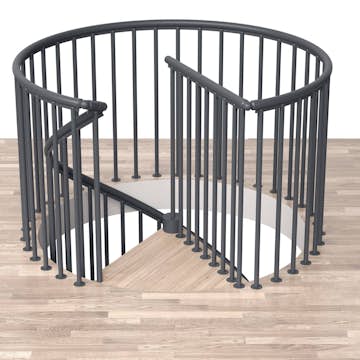 Skyddsräcke Dolle Classic Spiraltrappa