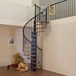 Spiraltrappa Byggera Euro Design Svart