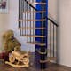 Spiraltrappa Byggera Euro Design Svart