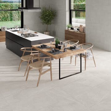 Klinker Bellevue White Marmor Matt 120x120 cm