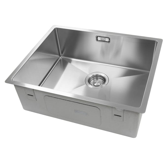 Diskho Strand Stainless STRAND ST50-ECS Rostfri Enkel med Vattenlås