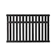 Staket PLUS Country 149x96 cm Svart