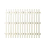 Staket PLUS Skagen Lyx 150x120 cm Vit