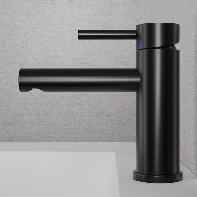 Tvättställsblandare Scandtap Steel Clear Shadow