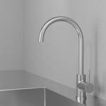 Köksblandare Scandtap Steel Curve Rostfritt Stål