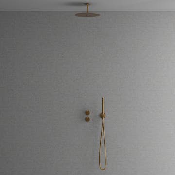 Takduschset Scandtap Steel Harmonized 2Y för Inbyggnad