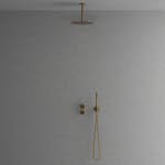 Takduschset Scandtap Steel Harmonized 2Z för Inbyggnad